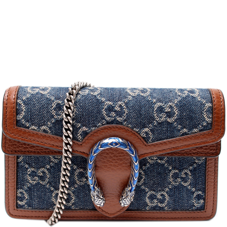 Gucci 476432 Dionysus GG Denim Supreme Mini Bag