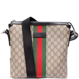Gucci 387111 GG Supreme Web Messenger Bag