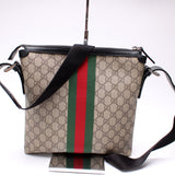 Gucci 387111 GG Supreme Web Messenger Bag
