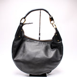 Gucci 95726 Lambskin Leather Moon Hobo Bag