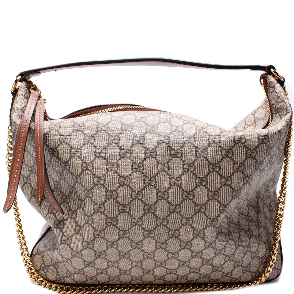 Gucci 477324 GG Supreme Hobo Bag
