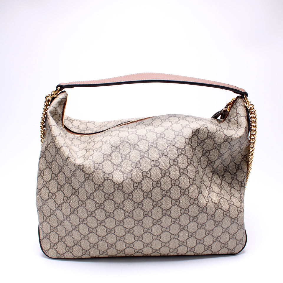 Gucci 477324 GG Supreme Hobo Bag