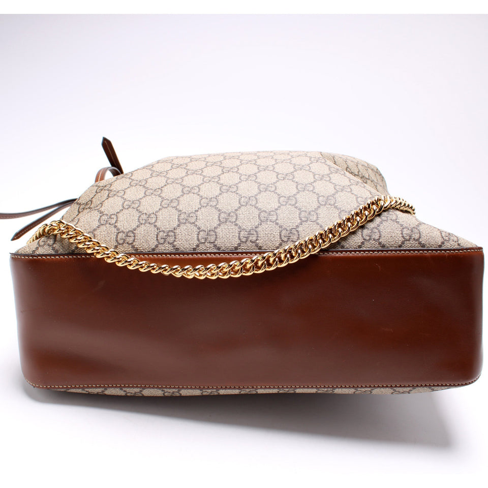 Gucci 477324 GG Supreme Hobo Bag