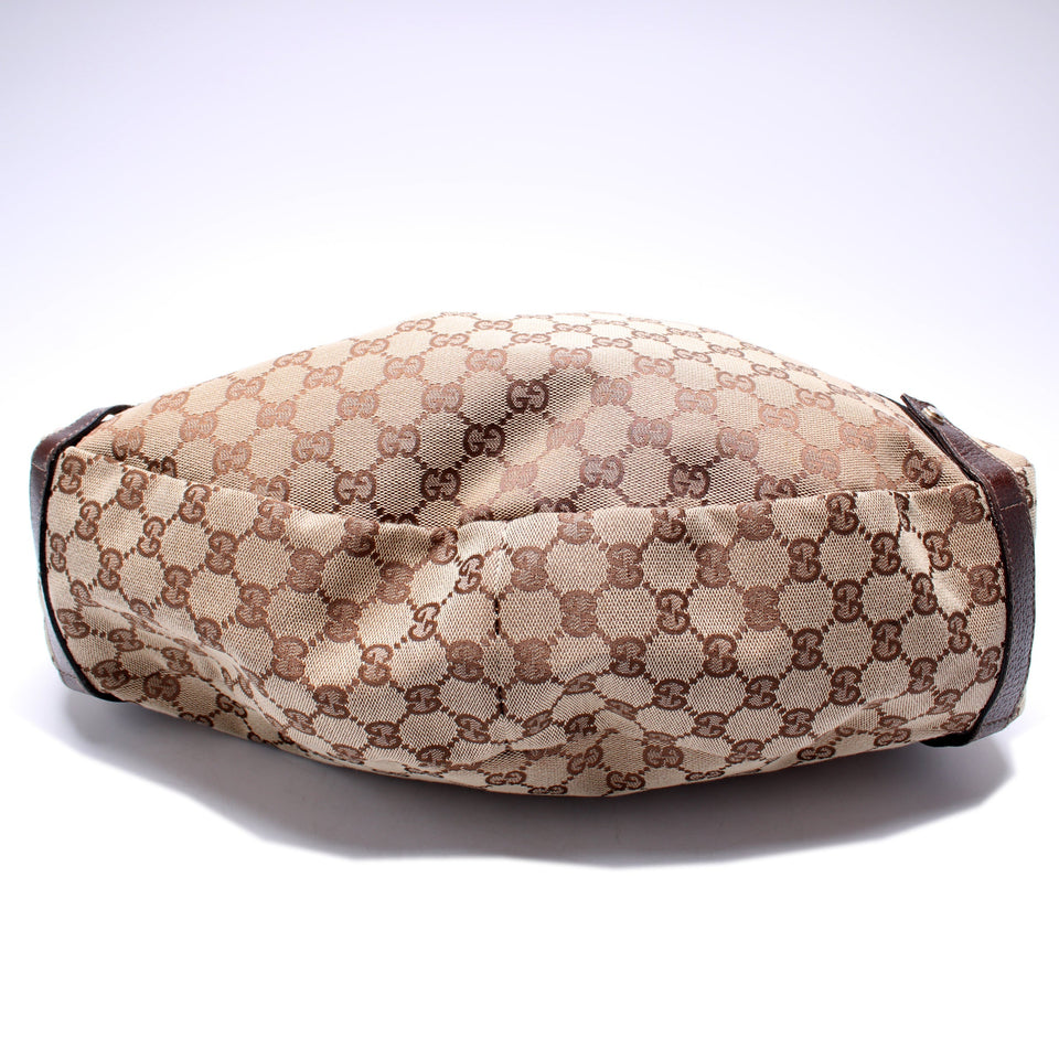 Gucci 130736 Abbey Canvas Tote Medium Bag