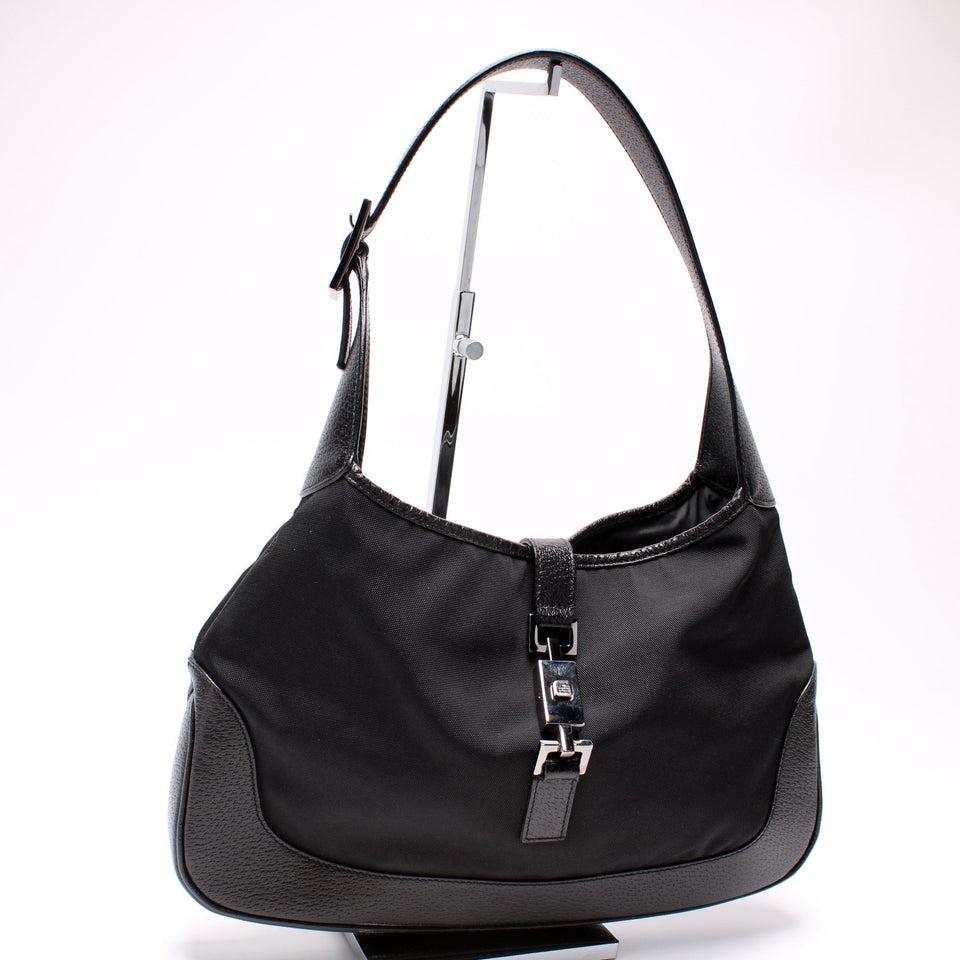 Gucci 001-3306 Jackie Vintage Canvas Hobo Bag