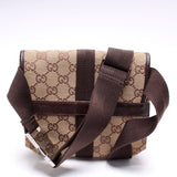 Gucci 131236 GG Canvas Small Buckle Belt Bag