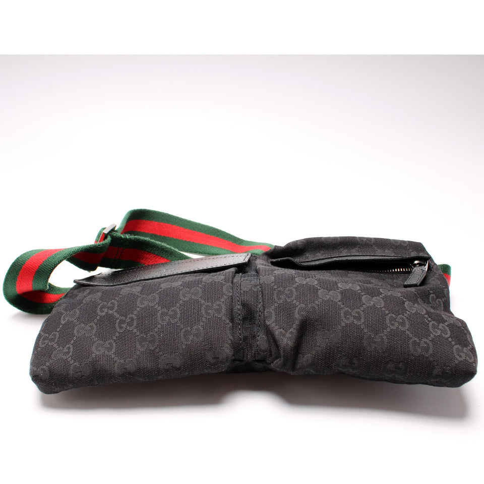 Gucci 28566 GG Coated Canvas Waist Bag