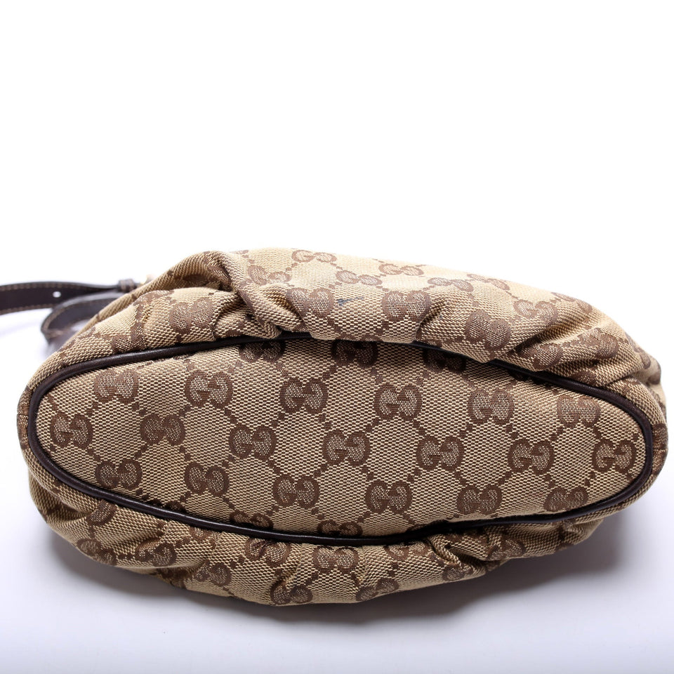 Gucci 224093 GG Canvas Sherry Line Pochette Bag