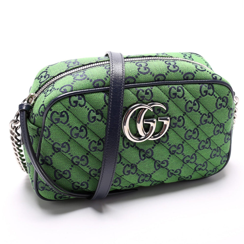 Gucci 447632 Marmont Small Canvas Camera Bag