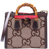 Gucci 660195 Jumbo GG Canvas Diana Small Tote Bag