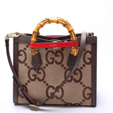 Gucci 660195 Jumbo GG Canvas Diana Small Tote Bag