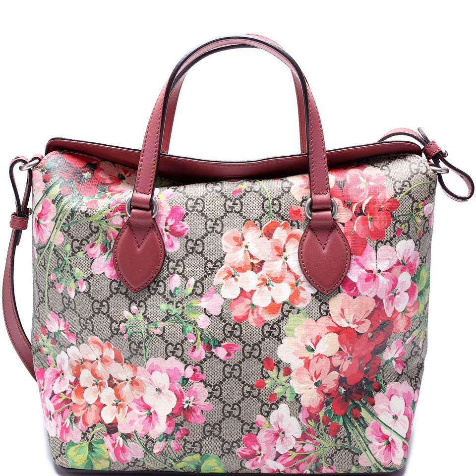 Gucci 429147 GG Blooms Fold Over Tote Bag