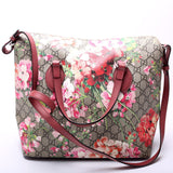 Gucci 429147 GG Blooms Fold Over Tote Bag
