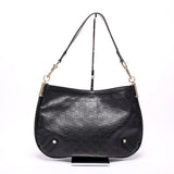Gucci 167734 GG Leather Britt Medium Shoulder Bag