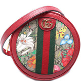 Gucci 598661 Ophidia Web Mini Flora Round Backpack Bag