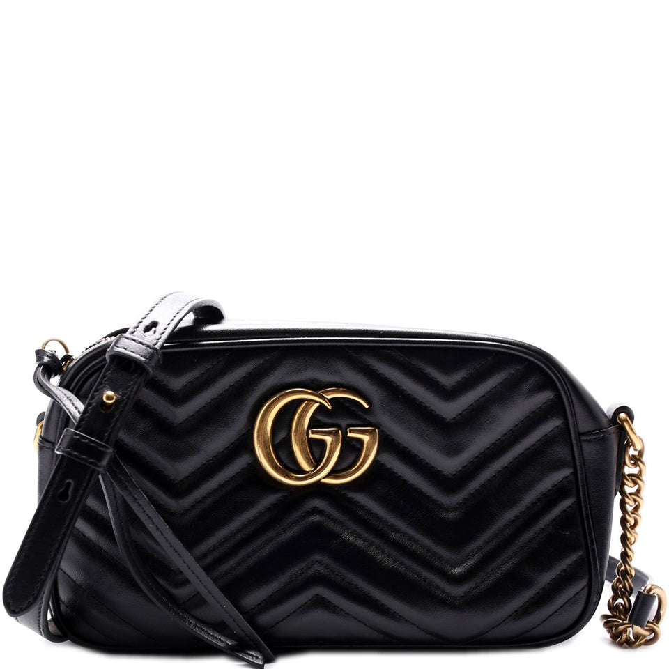 Gucci 447632 Marmont Small Leather Camera Bag