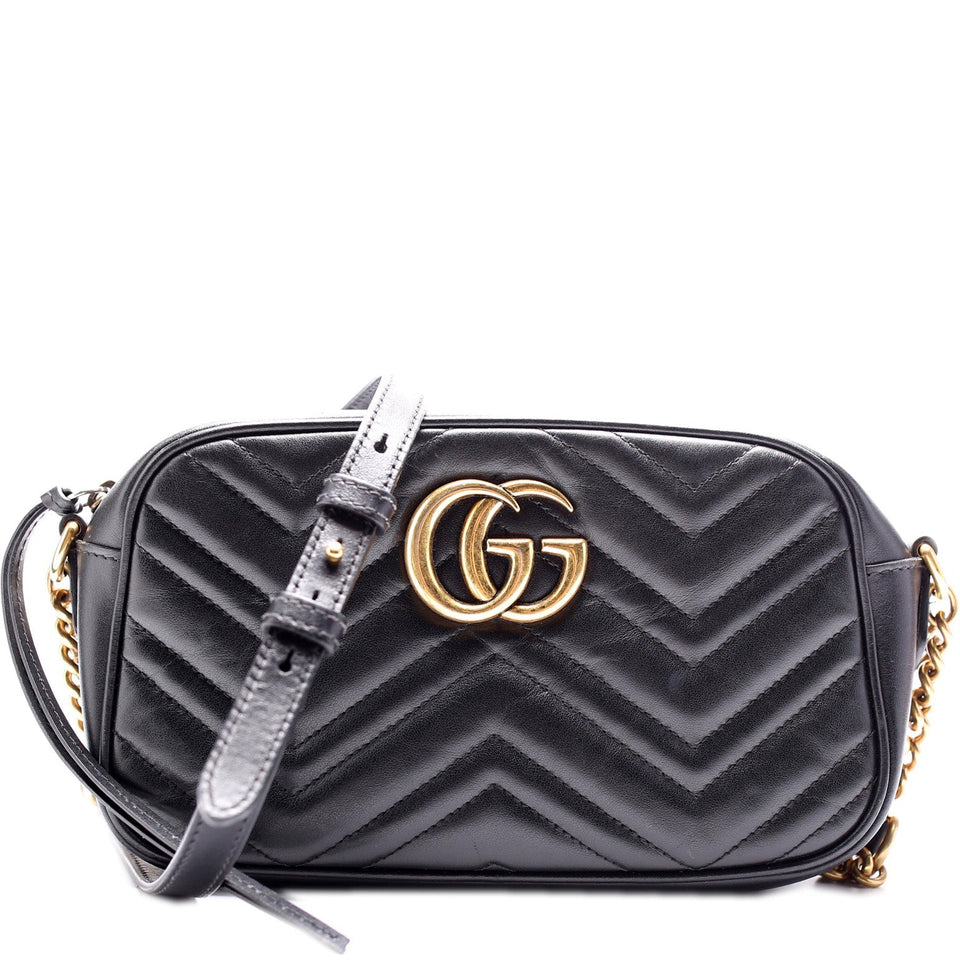 Gucci 447632 Marmont Small Leather Camera Bag