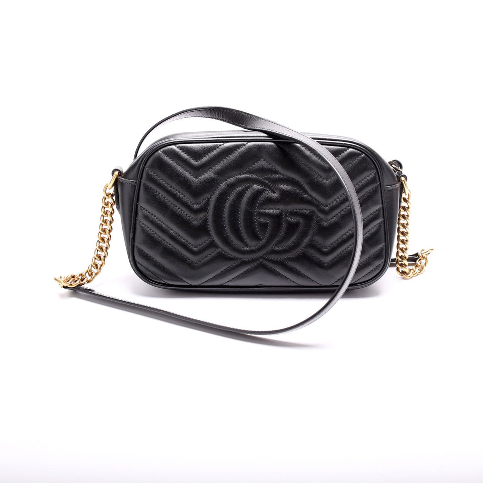 Gucci 447632 Marmont Small Leather Camera Bag