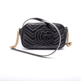 Gucci 447632 Marmont Small Leather Camera Bag