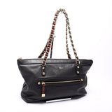 Gucci 153016 Capri Web Chain Leather Shoulder Bag