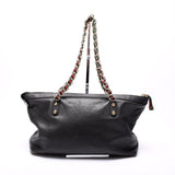 Gucci 153016 Capri Web Chain Leather Shoulder Bag
