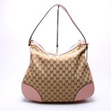 Gucci 449244 GG Canvas Bree Hobo Bag