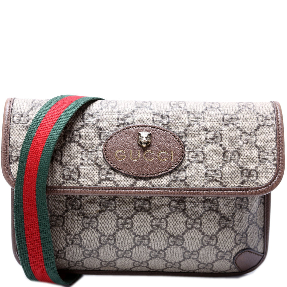Gucci 493929 GG Supreme Neo Web Belt Bag