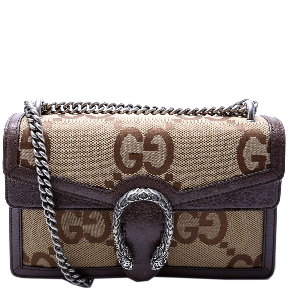Gucci 400249 Dionysus Jumbo GG Canvas Shoulder Small Bag