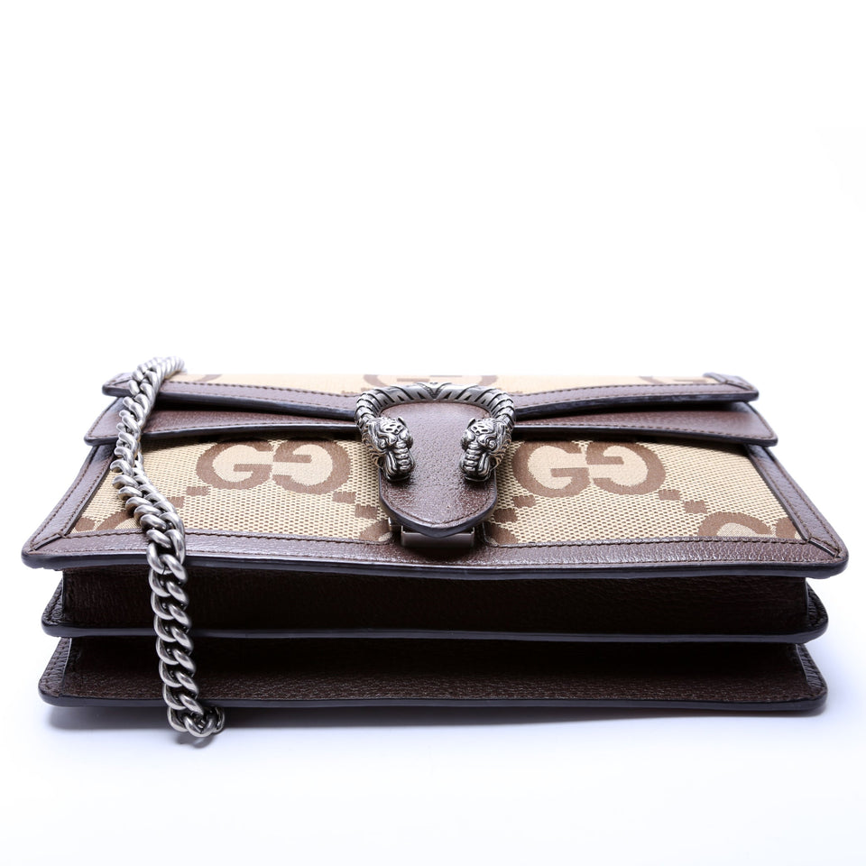 Gucci 400249 Dionysus Jumbo GG Canvas Shoulder Small Bag