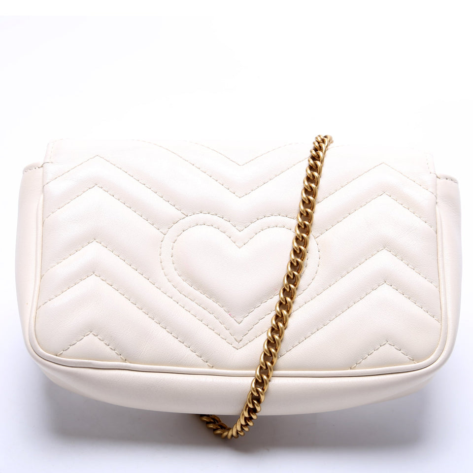 Gucci 476433 GG Marmont Super Mini Flap Bag