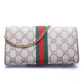 Gucci 546592 Ophidia GG Supreme Chain Wallet Bag