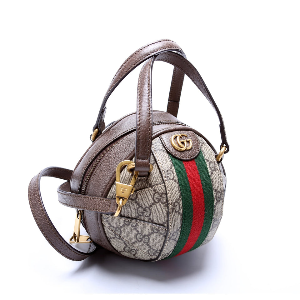 Gucci 574794 Ophidia GG Canvas Mini Spere Bag