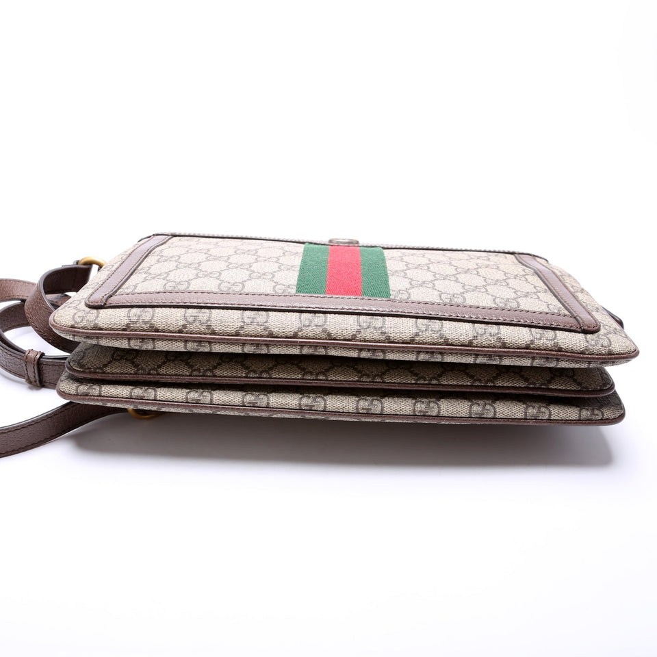 Gucci 523354 GG Supreme Ophidia Medium Shoulder Bag