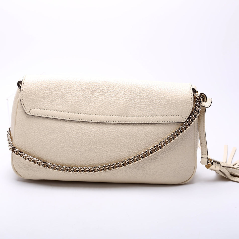 Gucci TRADE 536224 Soho Chain Tassel Flap Bag
