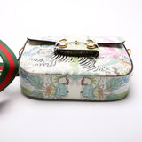 Gucci White Tiger 1955 Horsebit Mini Bag
