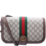 Gucci 548304 GG Supreme Ophidia Flap Bag