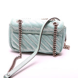 Gucci 446744 Marmont Sequin Shoulder Mini Flap Bag