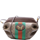 Gucci 564582 GG Supreme New Candy Butterfly Web Crossbody Bag