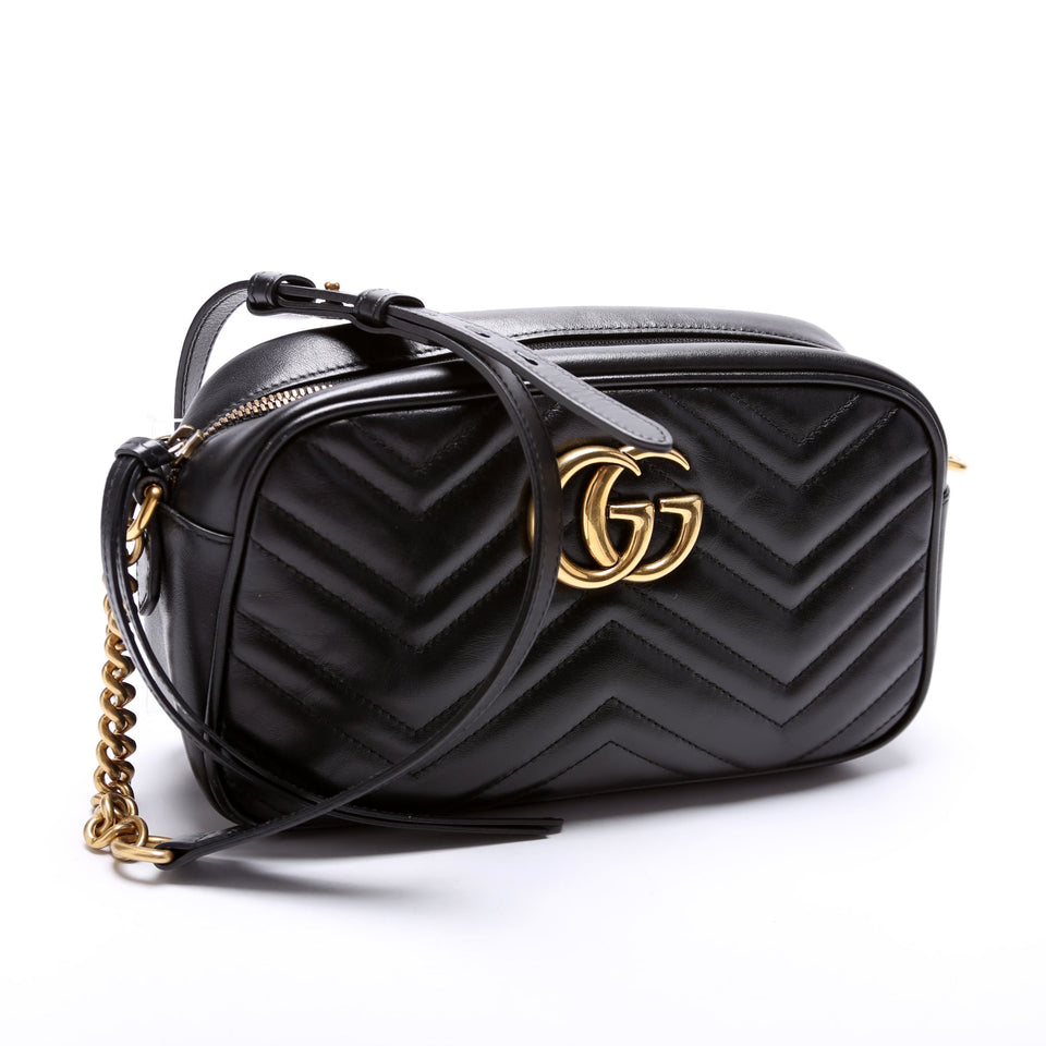Gucci 447632 Marmont Small Leather Camera Bag