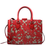 Gucci 409531 GG Supreme Arabesque Top Handle Tote Bag