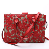 Gucci 409531 GG Supreme Arabesque Top Handle Tote Bag