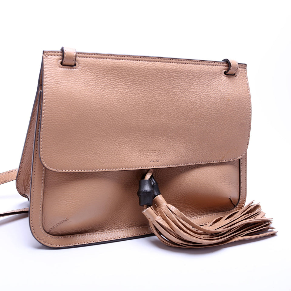 Gucci 370826 Bamboo Daily Medium Flap Bag
