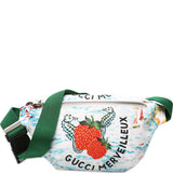 Gucci 502095 GG Supreme Strawberry Belt Bag