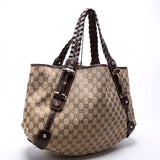 Gucci 137621 GG Canvas Pelham Hobo Bag