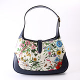 Gucci 550152 Jackie Medium Flora Canvas Hobo Bag