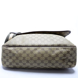 Gucci 233052 GG Coated Canvas Medium Messenger Flap Bag