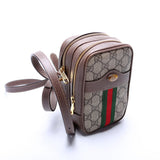 Gucci 546595 Ophidia GG Supreme Double Zip Bag