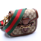 Gucci 384821 GG Canvas Lady Web Small Shoulder Bag