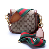 Gucci 384821 GG Canvas Lady Web Small Shoulder Bag