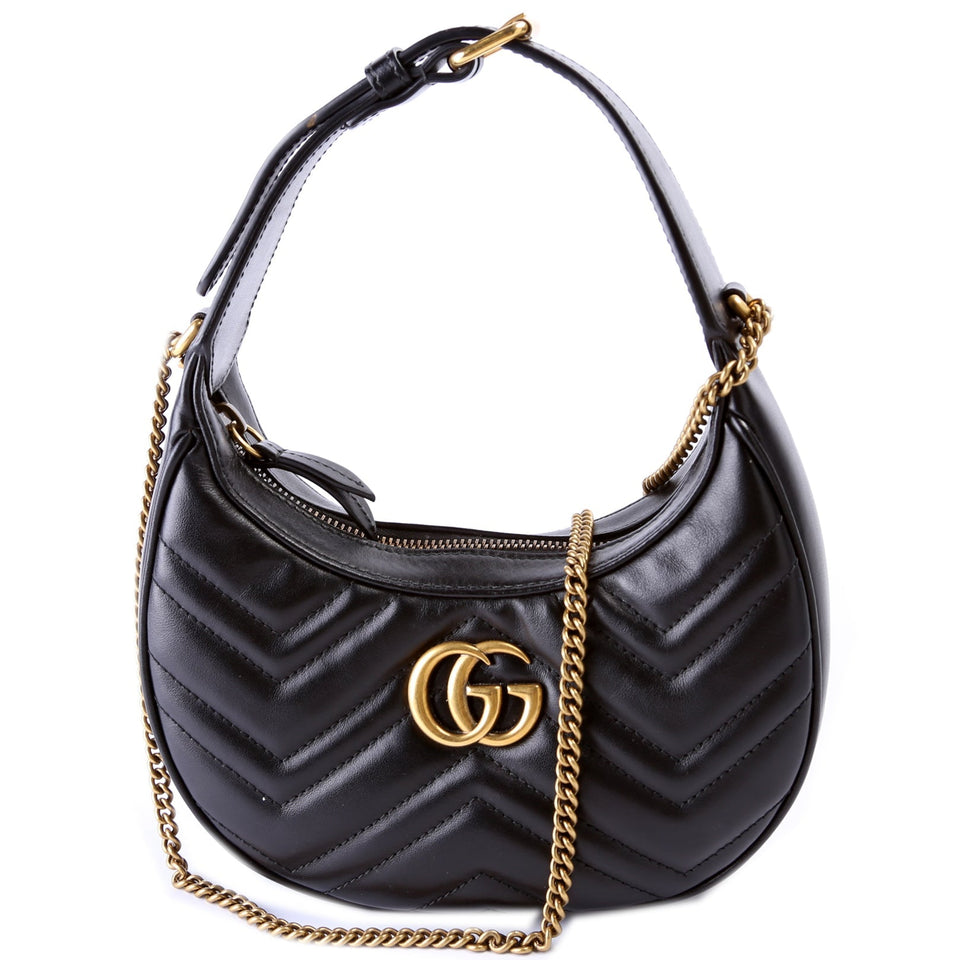 Gucci 699514 GG Marmont Half-Moon Mini Bag